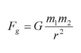 Newton's law of gravity