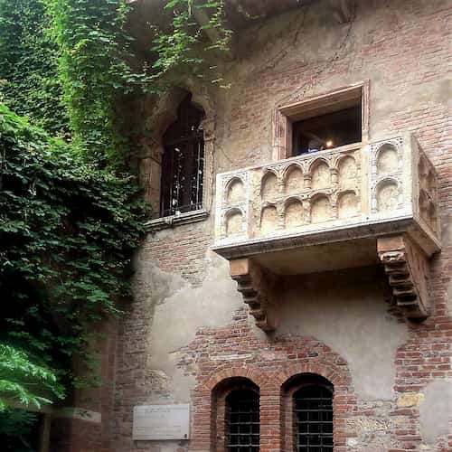 Juliet's balcony, Verona, Italy