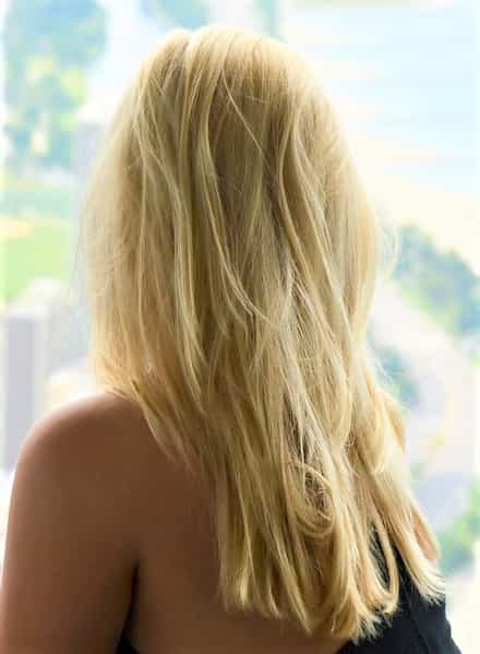 blond hair