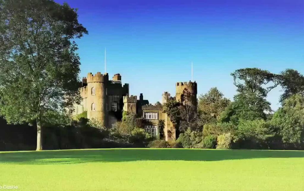 Malahide Castle, Dublin view from the park