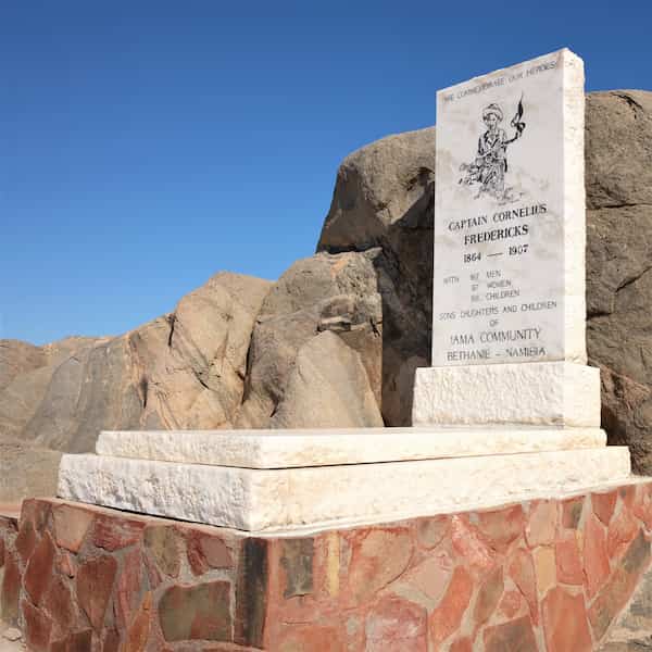 memorial headstone shark island