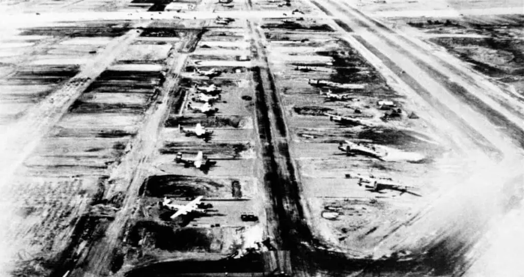 American Airbase at the end of WW2
